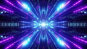An endless high-speed flight through a neon sci-fi tunnel of colorful laser light in a seamless VJ loop. Perfect for music videos, nightclubs, stage performances, LED screens and projection cards. - Powered by Shutterstock - Get 15% off with code: PIKWIZARD15