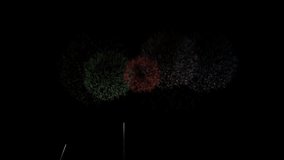 colorful fireworks animation. animated fireworks video on alpha channel background. - Powered by Shutterstock - Get 15% off with code: PIKWIZARD15