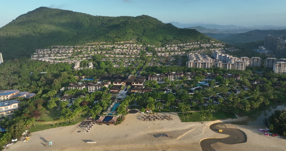 Modern resort houses in Hainan province,China