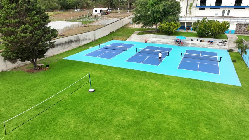 Aerial shots of Pickleball courts, Guatemala, Central America, Sports, pickleball tournaments.