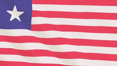 Waving Liberia Flag Ready For Stock Footage Video 100 Royalty Free Shutterstock