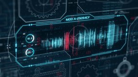 futuristic interface for computer aided manufacturing software, technology innovation, mechanical gear design and testing (3d render) - Powered by Shutterstock - Get 15% off with code: PIKWIZARD15