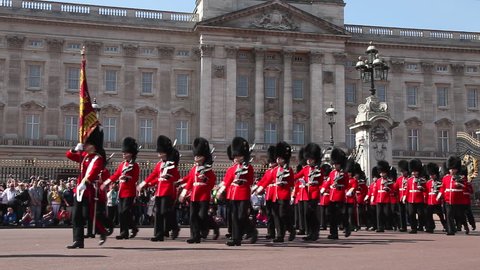 London,England June 12th 2016 :  Changing the Guard at Buckingham Palace London
