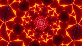 Tunnel kaleidoscope, abstract neon background. Endless video animation. VJ loop. - Powered by Shutterstock - Get 15% off with code: PIKWIZARD15