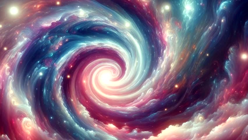 footage of swirls of color like swirling clouds Royalty-Free Stock Footage #3432844741