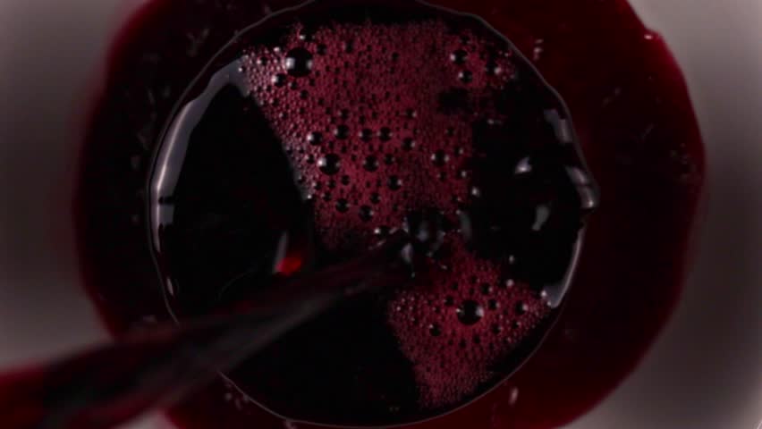 red soft drink into a glass full of ice cubes close-up slow motion shot. beverage and drink Royalty-Free Stock Footage #3432975729