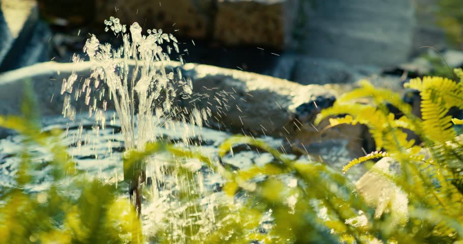 Old colonial fountain located in Antigua Guatemala Central America, beautiful fountain working with drinking water with a colonial style in a public park in Antigua in Guatemala