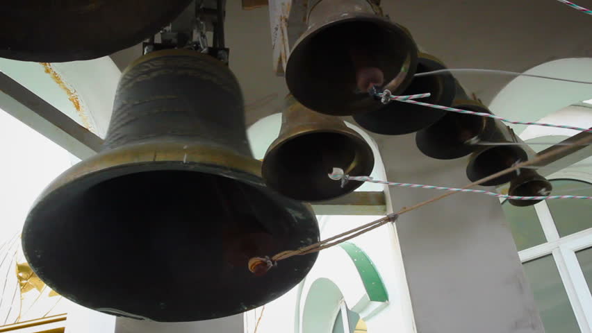 church bells ringing blessing people on Stock Footage Video (100% ...