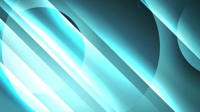 Blue glowing abstract geometric background with glossy circles and stripes. Seamless looping motion design. Video animation Ultra HD 4K 3840x2160 - Powered by Shutterstock - Get 15% off with code: PIKWIZARD15