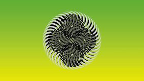 Attractive circle illusion animation on attractive and modern color background. Multicolor abstract gradient background video animation