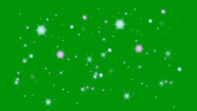 Glitter effect Premium Quality green screen, Easy editable green screen video, high quality vector 3D illustration. Top choice green screen Pro Video