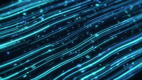 Digital data flow, data science concept, machine learning, big data, high speed global connections and data streaming, binary code, futuristic technology, isometric view (3d render) - Powered by Shutterstock - Get 15% off with code: PIKWIZARD15