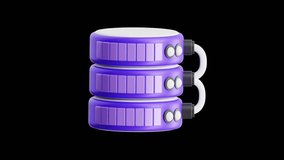 3D Animation of Crypto Server Management | Alpha Channel - Powered by Shutterstock - Get 15% off with code: PIKWIZARD15