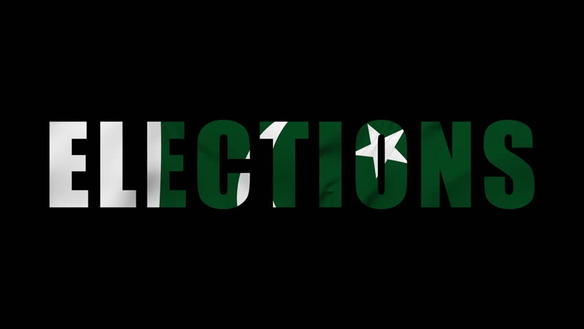 The Word "ELECTIONS" animation on Black background. 4K Video Royalty-Free Stock Footage #3433545577
