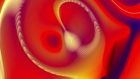 Colorful Fluid and Psychedelic Motion Graphic Video Animation Background for Summer Music 