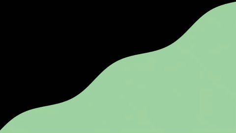 wavy green and black background animation.4k seamless liquid background looping animation Video de stock