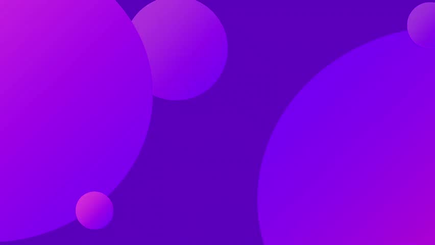 Animated abstract background with smoothly moving purple circles. 4k seamless moving purple circle background Royalty-Free Stock Footage #3433774033