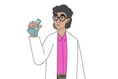 Doctor lab test animation video