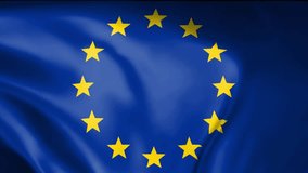 European Union waving flag. National 3d UN flag waving. European Union flag FHD resolution Background. European Union flag Fully Closeup - Powered by Shutterstock - Get 15% off with code: PIKWIZARD15