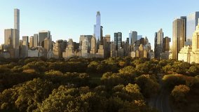Cinematic Aerial View of New York City Skyline Buildings Cityscape - Powered by Shutterstock - Get 15% off with code: PIKWIZARD15