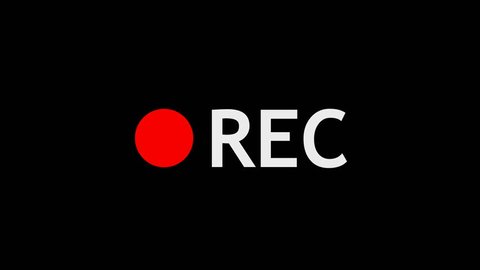 Rec Icon Stock Video Footage 4k And Hd Video Clips Shutterstock