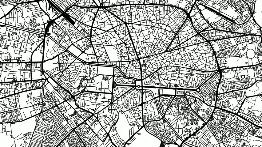 Zoom Out Road Map of Bucharest Romania