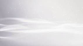 Elegant Futuristic clean white grey blurred wave for business corporate presentation background. Modern Luxury particle light glitter smooth motion digital technology network cyberspace video concept. - Powered by Shutterstock - Get 15% off with code: PIKWIZARD15