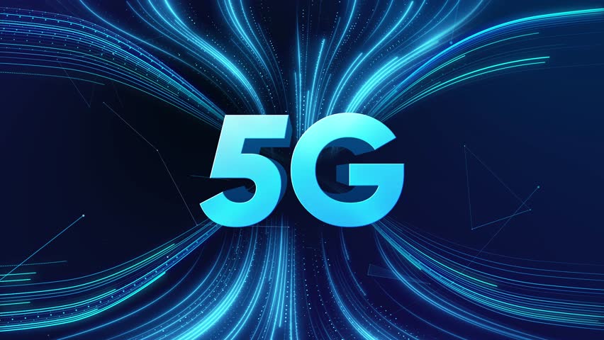 5G High Speed Network Internet Digital Data Lines Connectivity Technology Futuristic HUD Particles 3D Concept Motion Graphics AI Web Communication Telecommunication Blockchain Global ioT Background 4K Royalty-Free Stock Footage #3435361401