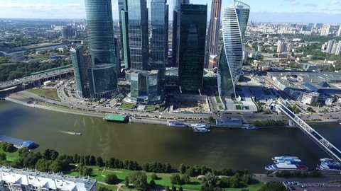 Summer Panorama Moscow City