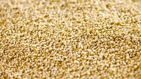 Vibrant 4K Ultra HD Video: Close-Up Dolly Shot of Fresh Quinoa | Wholesome Superfood in Exquisite Detail