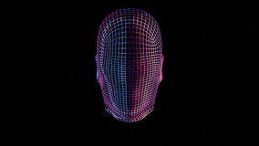 This abstract, colorful intelligence face scanner features a screen that cycles through various glowing colors, portraying a futuristic and vibrant display of technological innovation. - Powered by Shutterstock - Get 15% off with code: PIKWIZARD15