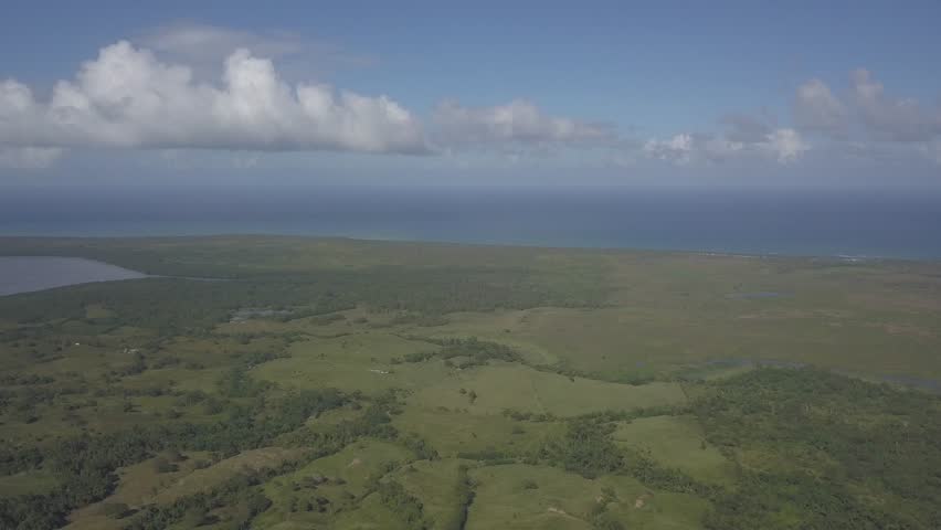 Montana Redonda. Aerial View. Dominican Republic