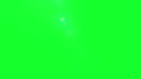  sun light shine animation 4k video green background