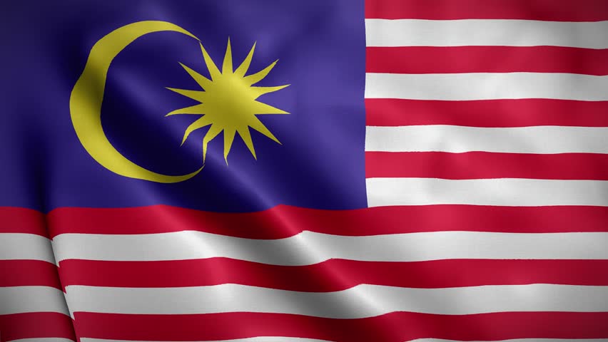 Malaysia waving flag, Flag of Malaysia Animation, Malaysian Flag Closeup, 4k Malaysian Flag Waving Animation Royalty-Free Stock Footage #3435892519