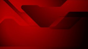 Dark red geometric tech abstract background. Seamless looping minimal motion design. Video animation Ultra HD 4K 3840x2160