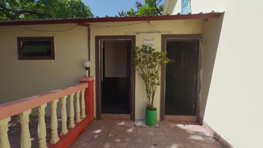 street public toilet men and women front view asia india