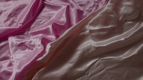 Pink and White Satin Fabric Drapery. Slow motion - Powered by Shutterstock - Get 15% off with code: PIKWIZARD15