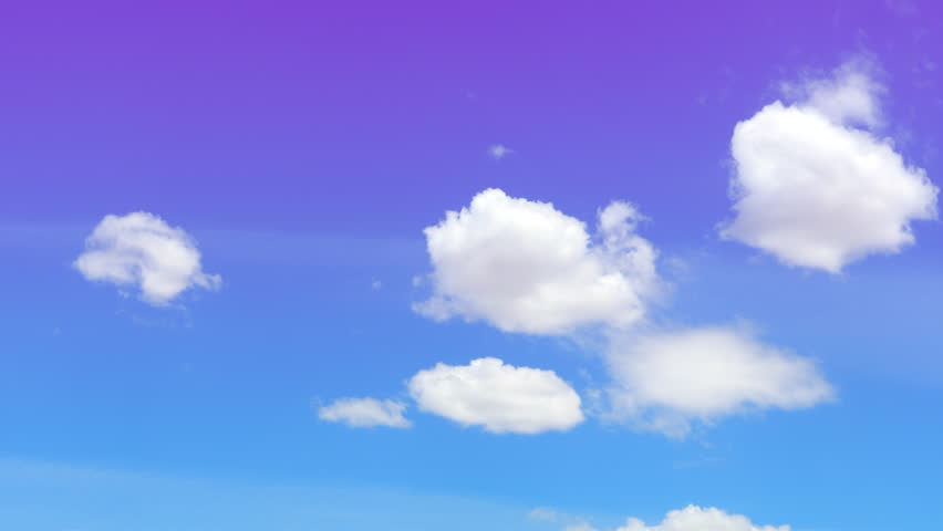 Blue Sky cloud atmospheric cumulus green energy Royalty-Free Stock Footage #3436528117
