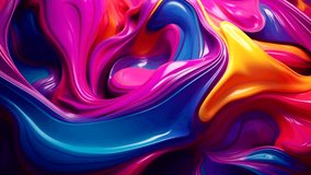 Abstract background liquid swirls marbles multicolor motion loop animated painting  - Powered by Shutterstock - Get 15% off with code: PIKWIZARD15