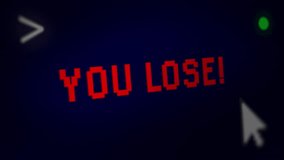 Animated "YOU LOSE!" Alert Blinking on the Command Line
 - Powered by Shutterstock - Get 15% off with code: PIKWIZARD15