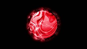 abstract magical red energy sphere footage videos.