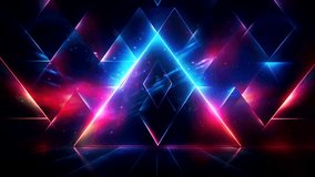 Background abstract triangle multicolor motion loop animated light technology multicolor  - Powered by Shutterstock - Get 15% off with code: PIKWIZARD15