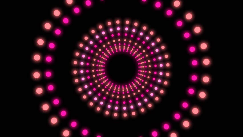 circular spots stage vibrant show abstract modern bright color box dance floodlight lights flashing wall laser modern art design element rotor twist intro amazing computer graphics neon lines glowing Royalty-Free Stock Footage #3437404025