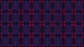 grid square 3d animation. Abstract background. Red blue neon pattern glowing stage , slide lamp technology futuristic vj vibrant motion graphic backdrop backlights floods stage virtual background 