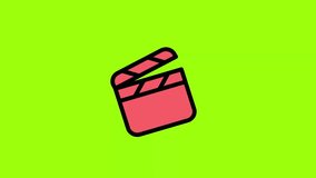 Communication icon of nice animated for your flat design concept pack videos easy to use with Transparent green screen Background . HD Video Motion Graphic Animation Free Video