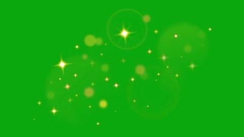 Gold sparkles High Quality green screen effect video 4k, The video element of on a green screen background, Ultra High Definition, 4k video, on a green screen background. 스톡 비디오