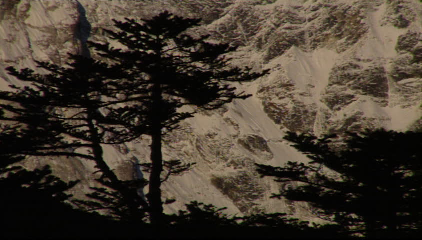 View of mountain tops