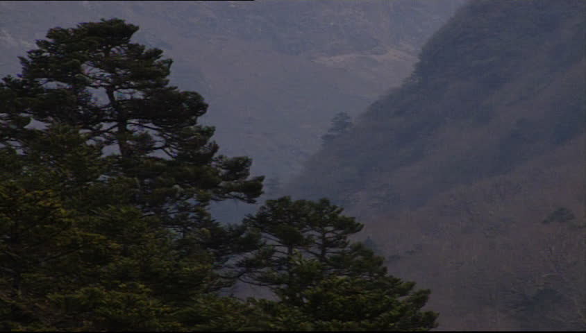 View of mountain tops