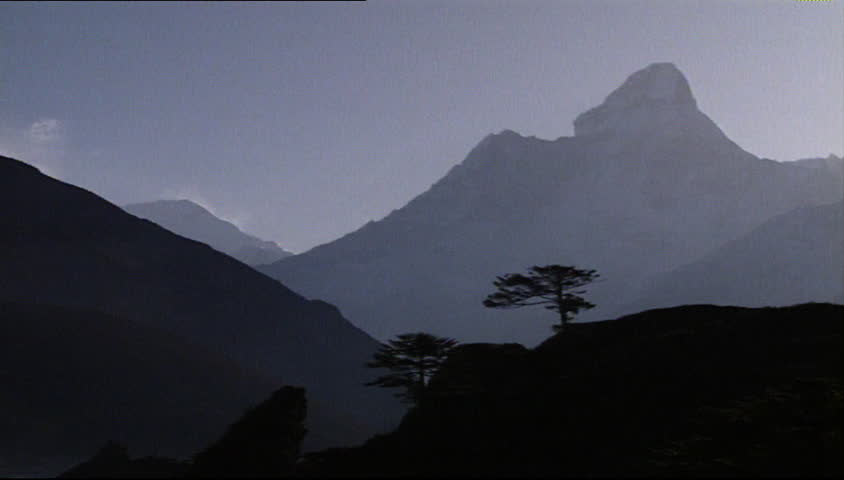 View of mountain tops