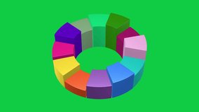 Animated graph pie chart icons for some analysis data comparison information, with a transparent background that is perfect for your needs - Powered by Shutterstock - Get 15% off with code: PIKWIZARD15